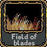 Field of blades