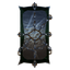 Black metal tower shield